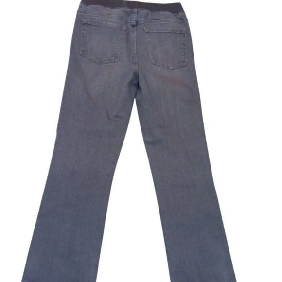 Old Navy Distressed, Slip On Jeans 4 Women Karate Slim With Built-in Flex Max - Picture 7 of 7